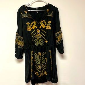Free People Embroidered Dress - Size S